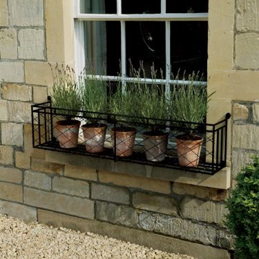 images window boxes | Window boxes and iron window box designs. | Garden Requisites Garden Trellis Panels, Planters Boxes, Metal Window Boxes, Ideas Jardin, Window Box Garden, Eden Garden, Iron Planters, Window Box Flowers, Window Planters