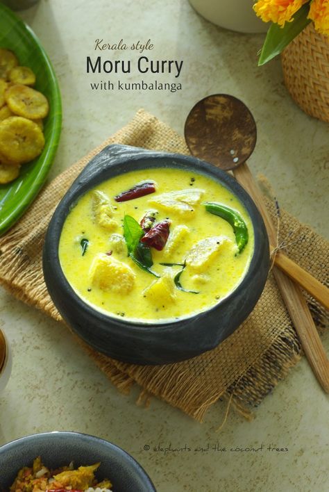 Yogurt curry | Moru curry Moru Curry, Ash Gourd, Yogurt Curry, Pineapple Curry, Vegetable Curry Recipes, Mango Curry, Indian Curries, Easy Autumn Recipes, Mango Lassi