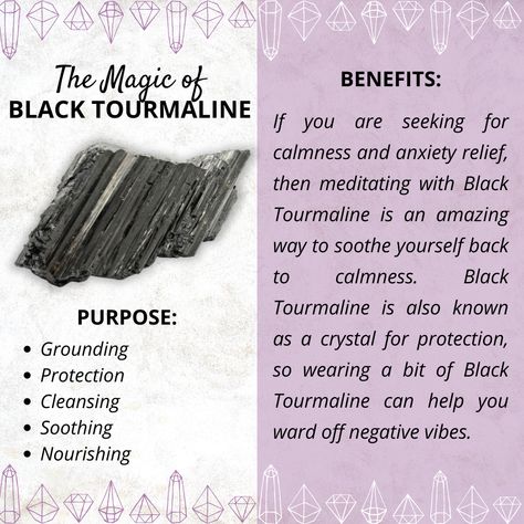 Cleansing Black Tourmaline, How To Charge Black Tourmaline, Black Tourmaline Cleansing, Positive Chants, Black Tourmaline Meaning, Cleansing Negative Energy, Tourmaline Meaning, Ancient Medicine, Stone Meanings