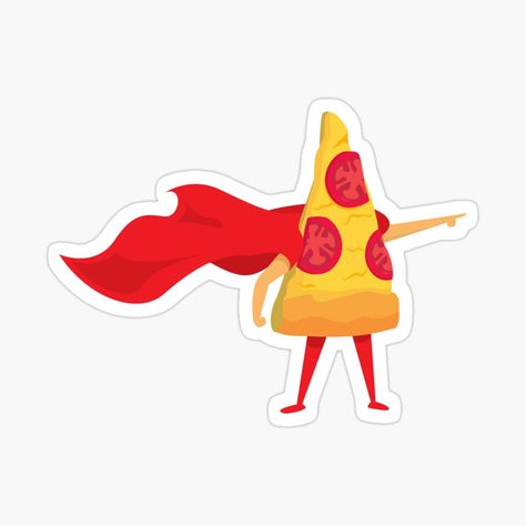 Get my art printed on awesome products. Support me at Redbubble #RBandME: https://www.redbubble.com/i/sticker/Mr-Cheesy-Pepperoni-Superhero-Pizza-Slice-by-TONEIQ/51131040.EJUG5?asc=u Pizza Images Art, Mr Pizza, Pizza Clip Art, Pizza Emoji, Pizza Png Images, Pizza Sticker Design, Pizza Graphic, Pizzeria Design, Pizza Logo