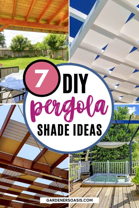 Pergola Cover Ideas, Summer Hangout Spot, Flagstone Garden, Patio Furniture Wood, Pergola Shade Ideas, Multi Level Decks, Waterproof Pergola, Diy Garden Path, Diy Garden Beds