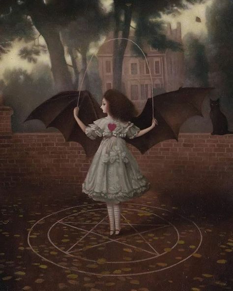 Weird Victorian Art, Pop Surrealism Lowbrow, Stephen Mackey, Cunning Folk, Surealism Art, Arte Occulta, Horror Vintage, Arte Peculiar, Arte Grunge