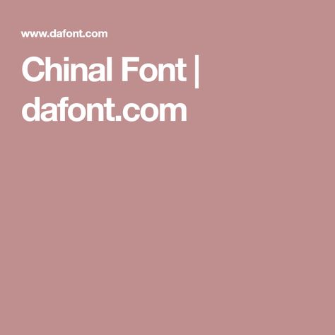 Chinal Font | dafont.com Circus Font, 1001 Free Fonts, Free Script Fonts, Best Free Fonts, Free Fonts Download, Download Fonts, New Fonts, Script Fonts, Font Bundles