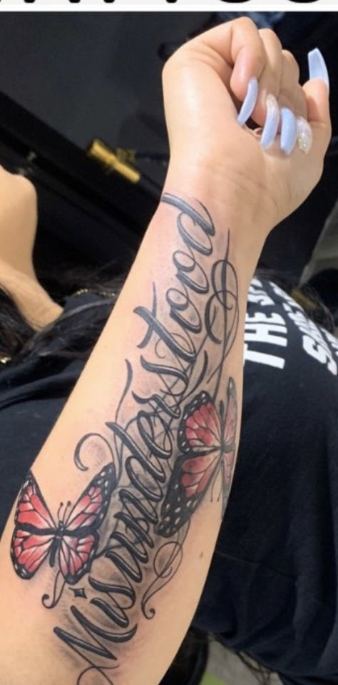 #tattoo Misunderstood Tattoo, Instagram Username Ideas, Girls With Sleeve Tattoos, Neck Tattoos Women, Doodle Tattoo, Tattoo Lettering Fonts, S Tattoo, Neck Tattoo, Tattoo Lettering