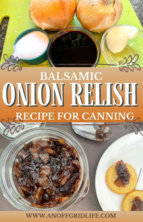 his sweet and spicy Vidalia onion relish is perfect for canning and elevates your hot dogs and sandwiches with its rich, flavorful kick. Made with fresh sweet onions and a touch of heat, it pairs beautifully with cream cheese for an extra layer of deliciousness. Ideal for those who love adding a homemade touch to their meals. Learn how to make this easy relish that’s perfect for hot jars and gift-giving. Pickled Onions Canning Recipe, Dutch Oven Steak Recipes, Canning Onions, Onion Relish Recipe, Oven Steak Recipes, Canning Veggies, Red Onion Recipes, Balsamic Onions, Relish Recipe