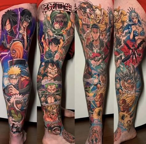 Marvel Tattoo Ideas, Gaming Cartoon, Anime Sleeve, Tattoo Memes, Anime Tattoo Ideas, Dragon Sleeve, Graffiti Cartoon, Dragon Sleeve Tattoos, Marvel Tattoos