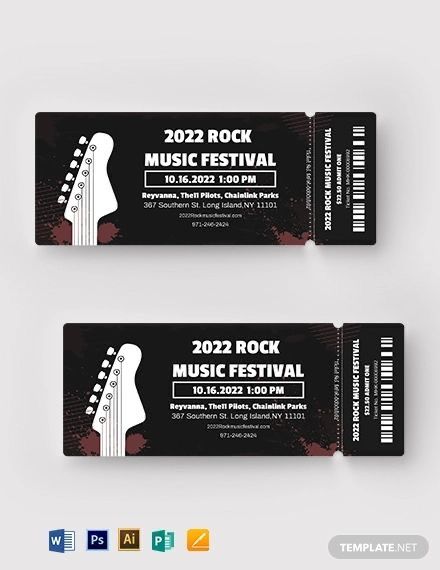 Festival Tickets Design, Food Ticket Design, Festival Ticket Design, Festival Ticket, Event Ticket Template, Food Label Template, Music Tickets, Raffle Tickets Template, Blend Tool