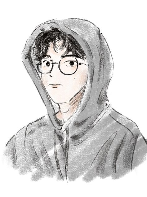 Drawing Of Guy With Glasses, Guy With Glasses Drawing, Korean Drawing Aesthetic, Boy With Glasses Drawing, Glasses Sketch, Boy Sketch, Cute Twitter Headers, Boy Drawing, Gift Drawing