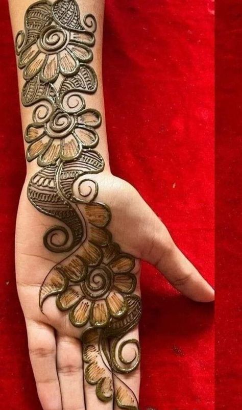 Beautiful Simple Mehndi Design, Latest Arabic Mehndi Designs, Simple Arabic Mehndi, Front Mehndi Design, Simple Arabic Mehndi Designs, Mehndi Designs For Kids, Mehndi Design Pictures, Simple Mehndi Designs Fingers, Very Simple Mehndi Designs