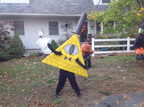 Bill cipher Halloween costume Gravity Falls Halloween Decorations, Bill Cipher Halloween Costume, Bill Cipher Costume, Bill Cipher Cosplay, Gravity Falls Costumes, Gravity Falls Cosplay, Bill Cypher, Halloween 23, Gravity Falls Bill Cipher