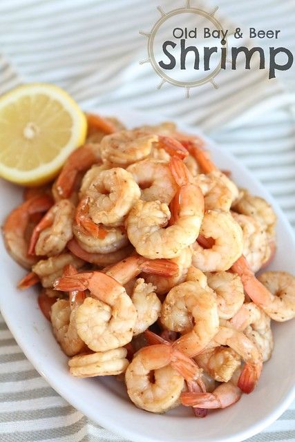 Steamed Shrimp Recipe, Beer Shrimp, Old Bay Shrimp, Steamed Shrimp, Cooking With Beer, Salad Recipes For Dinner, Old Bay, Shrimp Recipe, Beer Recipes