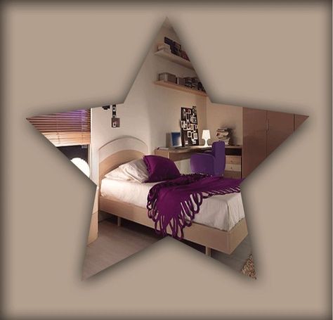 Star Themed Room Decor, Star Shaped Mirror, Star Mirror Wall Decor, Star Room Aesthetic, Star Room Decor, Room Decor Stars, House Mirror, Star Mirror, Mirror Fashion