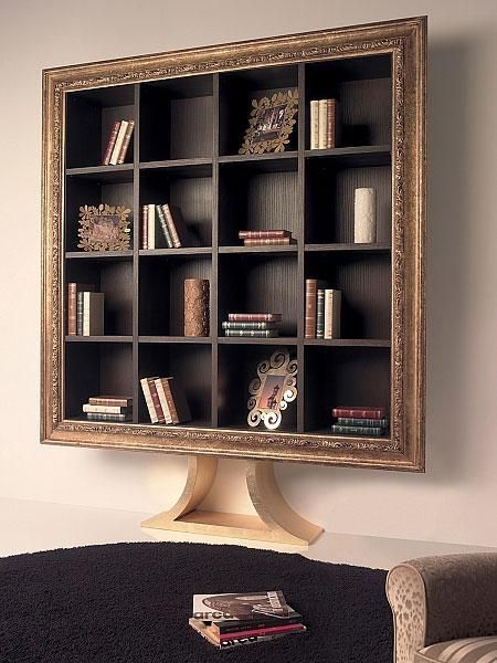 unique book shelf design ideas for  modern interior decorating Contemporary Wall Shelf, Styling A Bookcase, Displaying Books, Modern Bookshelf, Modern Books, Regal Design, Modern Interior Decor, Bookshelf Design, Decorating Shelves