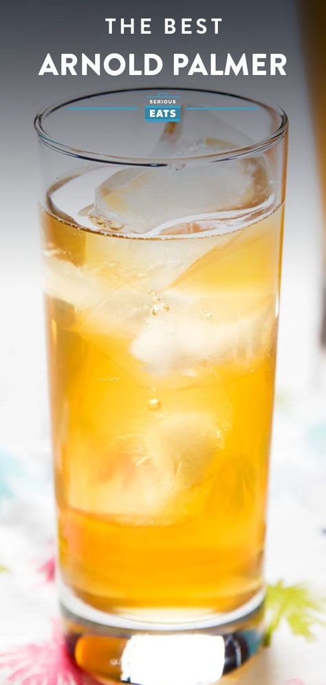 Half And Half Tea And Lemonade, Arnold Palmer Drink Recipe, Iced Tea Lemonade Recipe, Arnold Palmer Recipe, Tea Lemonade Recipe, Arnold Palmer Drink, Lemonade Slushies, Cafe Drinks, Iced Tea Lemonade