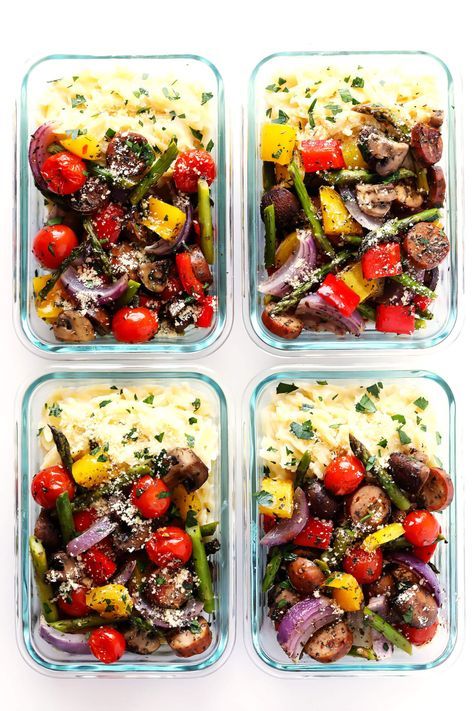 Roasted Potatoes Meal Prep, Meal Prep With Asparagus, Red Potato Meal Prep, Italian Chicken Meal Prep Bowls, Chicken Sausage Meal Prep Healthy, Chicken Sausage Meal Prep, Simple Meal Prep Lunch, Italian Roasted Vegetables, Peppers Onions Mushrooms