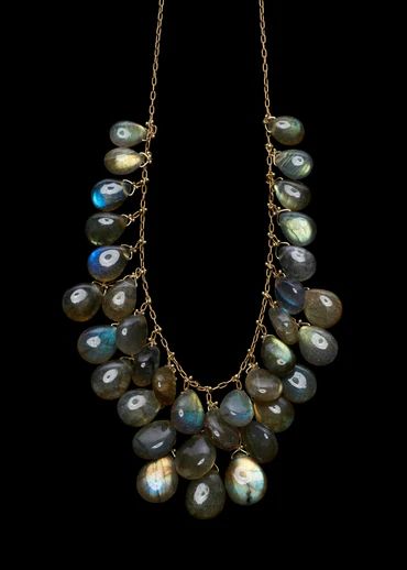 Necklaces – Page 4 – tenthousandthingsnyc Cascade Necklace, Waterfall Necklace, 18k Gold Necklace, Modern Organic, Lovely Jewellery, Ring Bracelet, Antique Jewelry, Labradorite, Turquoise Necklace