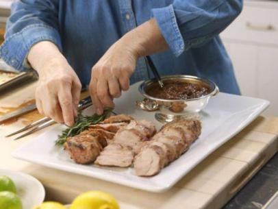 Cider-Roasted Pork Tenderloins Recipe | Ina Garten | Food Network Pork Tenderloins, Pork Marinade, Roasted Pork Tenderloins, Scalloped Potato Recipes, Roasted Pork, Spiced Cider, Tenderloin Recipes, Roast Chicken Recipes, Barefoot Contessa