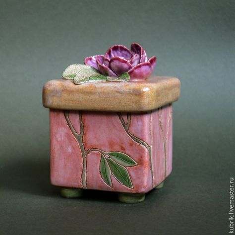 Ceramic Boxes With Lid, Bowls Pottery, Clay Box, Pottery Jars, Coil Pottery, Slab Ceramics, Ceramic Box, Turkish Tiles, Ceramics Art