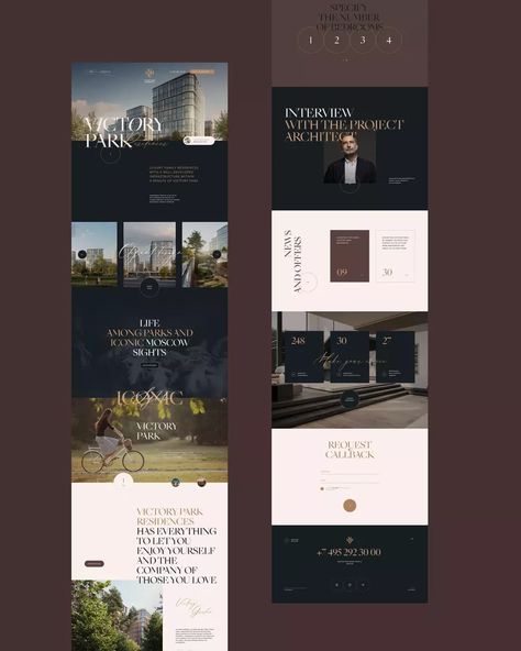 Victory Park Residences Website Design And Development | Vide Infra Website Luxury Design, Luxe Website Design, Website Design Finance, Hotel Presentation Design, Premium Web Design, Luxurious Website Design, Luxury Real Estate Website Design, Premium Website Design, Real Estate Presentation Design