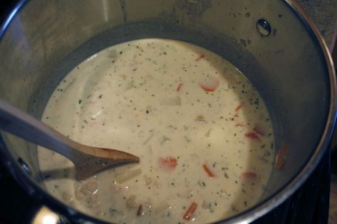 North Dakota Knoephla Soup – North Dakota Mom Kneophla Soup, Knephla Soup, Knoephla Soup, Homemade Clam Chowder, Sunday Soup, Cowboy Cooking, Spaetzle Maker, Duck Soup, Soup Appetizers