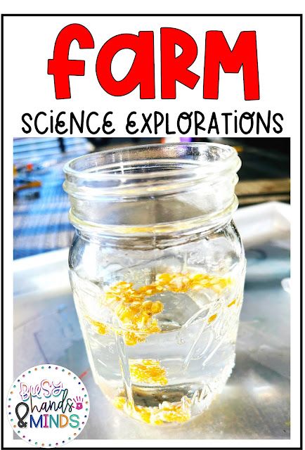 Farm Themed Science Experiments, Farming Science Preschool, Preschool Farm Stem Activities, What Comes From A Farm Preschool, Farm Life Science Preschool, Farm Science For Toddlers, Elementary Farm Activities, Farm Theme Science Experiment, Farm Themed Science For Preschool