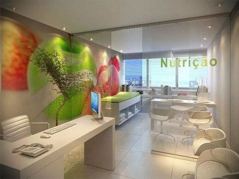 Dietitian Office, Small Office Design Interior, Small Office Design, Casa Clean, Medical Office Design, Cabinet Medical, Hospital Interior, Clinic Interior Design, Spa Interior