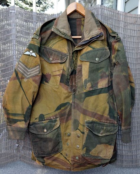 Denison Smock, Army Surplus Jacket, Red Berets, Airborne Army, Parachute Regiment, British Army Uniform, Wwii Uniforms, Ww2 Uniforms, British Uniforms