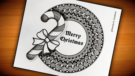 #christmas #christmasart #christmas2022 #merrychristmas #christmasmandala #candycane #happychristmas #christmasdrawing #christmasornaments #Mandalaart #mandala #arts #relaxingart #Mandaladrawing #Mandalaarteasy #easyMandala #meditativeart #illustrationart #relaxingart #dailythrepy #vennila Christmas Mandala Drawing, Candy Cane Drawing, Christmas Mandala Art, Cane Drawing, Project File Ideas, Zentangle Christmas, Candy Cane Candy, Draw Mandala, Mandala Arts