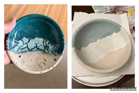 River Birch Glaze, River Birch Glaze Combinations, Power Turquoise Glaze, Amaco Rainforest, Rainforest Glaze, Ceramic Glazing, River Birch, Glaze Combos, Glaze Ideas