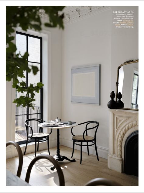 Brownstone Boys, Parlor Floor, Brooklyn House, Small Apartment Living Room, Traditional Dining Room, Kitchen Corner, Classic Architecture, Williams Sonoma Home, Dining Nook