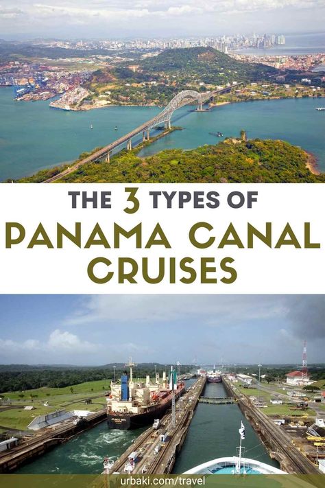 There are three types of cruise ships you can take to see the wonder up close! The 40-mile Panama Canal is a common route for cruise ships due to its lush landscape and calm waters. The canal runs through a part of the protected rainforest, the Soberanía National Park, which would otherwise be difficult for tourists to see. Along the way, you will likely see resident monkeys, crocodiles, manatees, and more. Cruises through the Panama Canal also highlight the wonder of the man-made canal... Panama Cruise, Panama Canal Cruise, Latin America Travel, Lush Landscape, Celebrity Cruise, Princess Cruise Ships, Panama Travel, World Cruise, Princess Cruise