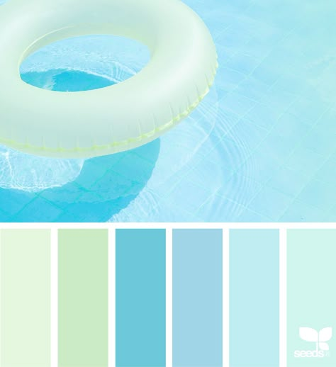 Blue Summer Color Palette, Relax Color Palette, Blue Green Color Palette, Color Palette Summer, Summer Colour Palette, Summer Color Palettes, Light Palette, Summer Palette, Palette Design