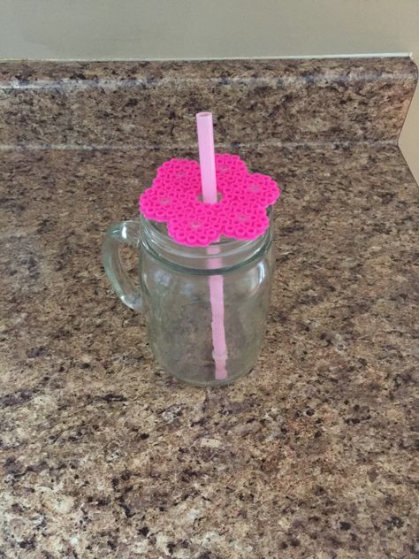 Perler Bead Cup Cover, Easy Perler Beads Ideas, Beads Ideas, Perler Bead, Perler Beads, Beads, Quick Saves