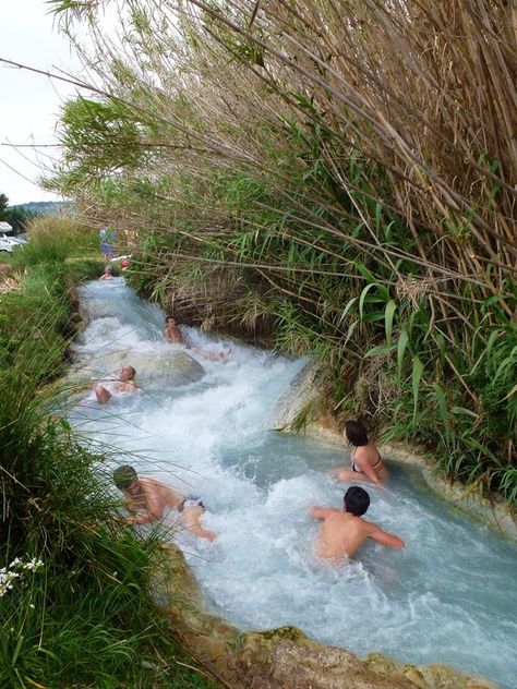 Italy Thermal Baths, Star Beach, Thermal Baths, Thermal Spring, Thermal Bath, Fun Places To Go, Dream Travel Destinations, Italy Vacation, Beautiful Places To Travel