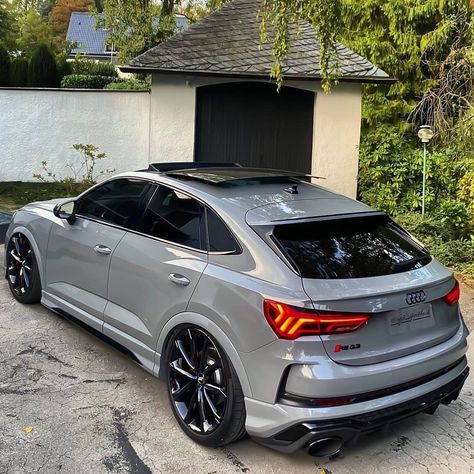 AUDI on Instagram: “RSQ3 Sportback Nardo Grey 🚀 _____________________________ Our Pages @q8_nation & @s8_nation _____________________________ . . Edit by…” Audi Suv, Audi, Suv, Cars, Silver, Instagram