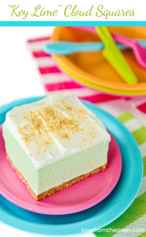 ~ Key lime Refrigerator Cake ~ Key Lime Squares, Lime Squares, Lime Cake Recipe, Key Lime Desserts, Love From The Oven, Box Cakes, Lime Cookies, Lime Desserts, Lime Cake