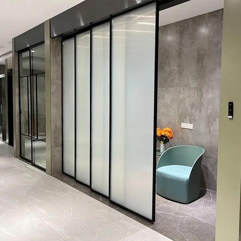 Professional Aluminium Sliding Door With Slim Frame Glass - Customizable Direct From Manufacturer Frosted Glass Sliding Door, Glass Sliding Door, Door Types, Aluminium Sliding Doors, Sliding Door Systems, Sliding Glass Doors, Slim Frame, Types Of Doors, Sliding Glass Door