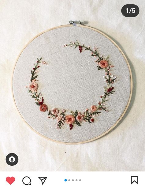 Embroidery Patterns Flowers Circle, Flower Embroidery Wreath, Floral Embroidery Wreath, Flower Circle Embroidery, Embroidered Flower Wreath, Embroidery Flower Circle, Embroidery Flower Wreath, Floral Embroidery Border, Floral Wreath Embroidery