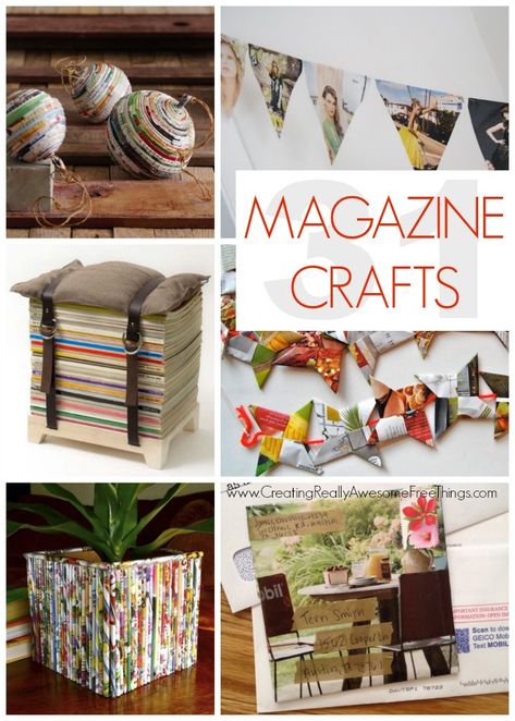 31 Magazine crafts - C.R.A.F.T. Crafts With Old Newspapers, Crafts Made From Magazines, Rolled Magazine Art Projects, Craft With Magazine Pages, Magazine Upcycle Projects, Rolled Magazine Crafts, Magazine Crafts Diy Home Decor, Uses For Old Magazines, Recycled Magazine Crafts Rolled Paper