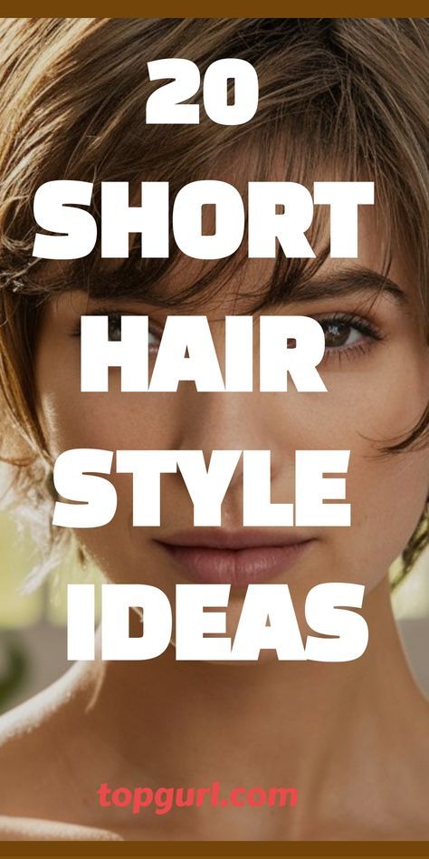 ✂️ Thinking about going short? Check out these 20 stylish short hairstyles that’ll have you wanting to chop it all off! From chic bobs to edgy pixies, these looks are all about effortless fashion and style. Ready for a fresh hair transformation? Tap through for all the inspo you need! Short Hairstyle Easy To Style, Full Body Short Hair Styles, Coolest Short Haircuts For Women, Short Shaggy Hairstyles For Fine Hair, Layered Short Pixie Haircut, The Back Of Short Haircuts, 2024 Short Hairstyles For Women, Short Hairstyle Women Baddie, Short Hairstyle Women For Straight Hair