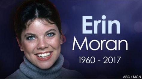 Erin Moran, Joanie Cunningham in "Happy Days," dies at 56 Richie Cunningham, Happy Days Tv Show, Erin Moran, Scott Baio, Celebrities Who Died, Squamous Cell, Child Star, Ron Howard, Famous Graves