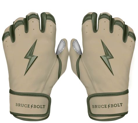 Batting Gloves, Military Green, Memorial Day, Gloves, Green, Leather