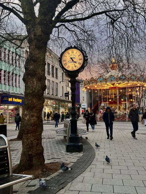 Cardiff Wales Aesthetic, Cardiff Aesthetic, Cardiff Uni, Cardiff City Centre, London Dreams, Public Space Design, Cardiff Wales, Cardiff City, Leicester City