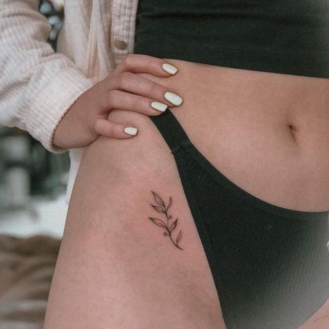 Dainty Tattoos For Women, Secret Tattoo, Olive Branch Tattoo, Sakura Tattoo, Tatoo Inspiration, Branch Tattoo, Petite Tattoos, Classy Tattoos, Dainty Tattoos