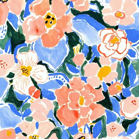 Painterly Floral, Floral Pattern Design, Geometric Circle, Oil Painting Flowers, Print Inspiration, Paint Print, Texture Painting, Surface Pattern Design, Botanical Prints