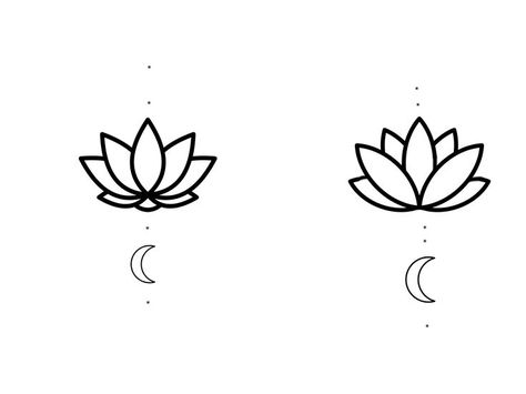 Lotus Tattoo Simple, Aa Background, Flower Outline Tattoo, Lotus Flower Outline, Tattoo Future, Lotus Outline, Simple Lotus Flower Tattoo, Simple Lotus Tattoo, Golden Tattoo