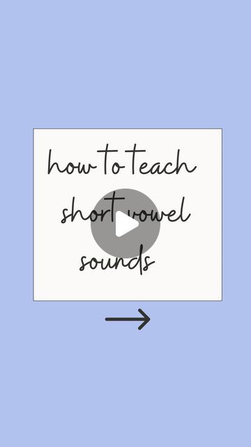 Alana | You CAN teach your child to read on Instagram: "⚡️What tricks do you use to help your child differentiate the short vowel sounds? ⚡️Those short vowels can be tricky at first. But with the right amount of repetitions and exposures your child will pick these up. ⚡️The Orton-Gillingham Method uses a cumulative approach. This helps students get the constant review and reinforcement they need to master a new concept. Which also gives them the repetitions and exposures necessary to make new information permanent. This is exactly what students need to master something like differentiating the short vowel sounds 🙌🏻 ⚡️Th OG Method also incorporate multi-sensory learning. Little movements to go along with our vowel sounds is a perfect example of this. Multi-sensory learning simply help Teaching Short Vowel Sounds, Vowel Sounds Activities, Short Vowel Activities, Vowel Activities, Multi Sensory Learning, Sensory Learning, Phonemic Awareness Activities, Short Vowel Sounds, Multi Sensory