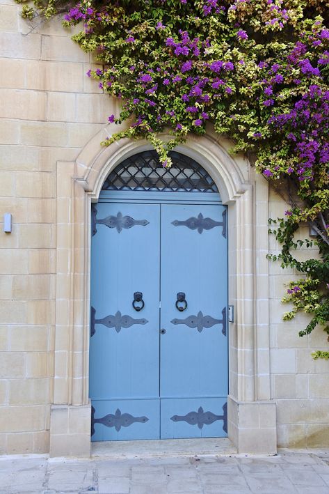 The doors of Malta and where to find them | Life in a rucksack Malta Doors, Malta House, Outdoor House Paint, Colourful Doors, Kitchen Window Design, Colorful Doors, Clay Decor, Green Windows, Malta Gozo