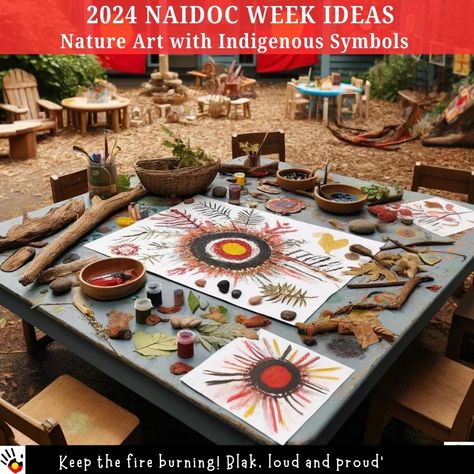 𝐍𝐚𝐭𝐮𝐫𝐞 𝐀𝐫𝐭 𝐰𝐢𝐭𝐡 𝐈𝐧𝐝𝐢𝐠𝐞𝐧𝐨𝐮𝐬 𝐒𝐲𝐦𝐛𝐨𝐥𝐬 Keep The Fire Burning Naidoc, Naidoc Week 2024, Naidoc Week Activities 2024, Naidoc Week Activities Preschool, Naidoc Week Activities Toddlers, Naidoc Activities, Indigenous Activities, Indigenous Symbols, Aboriginal Activities