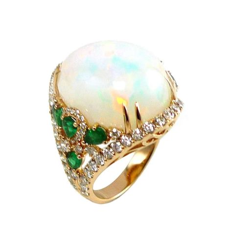 Emerald Ethiopian Opal Diamond Ring Classy Jewellery, Silver Round Earrings, Jewelry Design Studio, Opal Diamond Ring, Precious Rings, Womens Rings Fashion, Vintage Diamond Rings, Green Goddess, Sterling Silver Drop Earrings